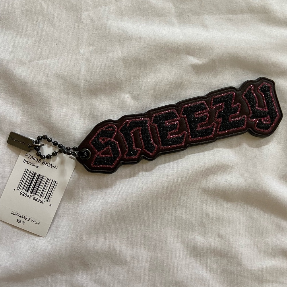 Coach Disney Seven Dwarfs Sneezy Keychain